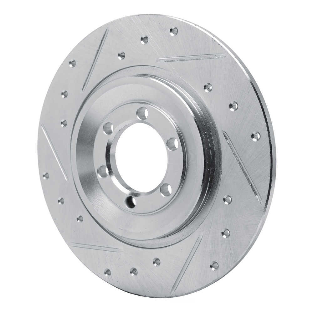 Dynamic Friction Company 631-16003L DFC Brake Rotor - Drilled And Slotted - Silver