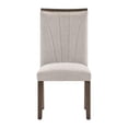 thumbnail image 5 of Pemberly Row Wood and Fabric Dining Room Chairs in Brown (Set of 6), 5 of 9