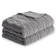 thumbnail image 5 of Manta COOVA King, 229 x 259 cm, felpa sherpa gris, 5 of 5