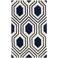 thumbnail image 1 of Safavieh Chatham 6' X 9' Hand Tufted Wool Rug in Dark Blue and Ivory, 1 of 9