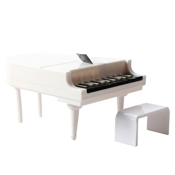 RKSTN Mini piano Mini Doll House Simulation Piano Model Pocket Grand Piano Decoration