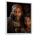 thumbnail image 2 of Designart "Tribes Sanbushmen African Southern II" African Tribes Floater Framed Wall Decor, 2 of 7