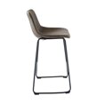 thumbnail image 4 of Picket House Furnishings Collins Metal Bar Stool Set in Gray, 4 of 11