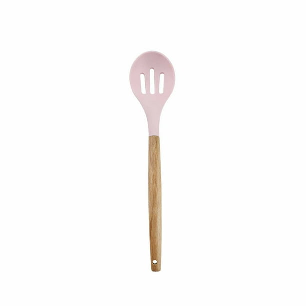Xihbxyly Juego de Espátulas de Madera, Utensilios de Cocina Antiadherentes, Resistentes Al Calor Hasta 268 °C, Sin Bpa, Núcleo de Acero Duradero, Mangos Ergonómicos, para Cocinar, Remover y Mezclar,