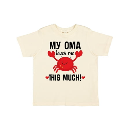 

Inktastic Oma Loves Me Grandson Gift Toddler Boy or Toddler Girl T-Shirt