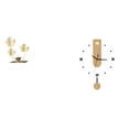 thumbnail image 1 of Estatua de estatuilla,Estatuas de hojas y flores de metal,esculturas decorativas.,Inicio Arte Figuras Estante Mesa Gabinete Figura,Reloj de pared,Reloj de pared decorativo para baño y, 1 of 8