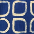 thumbnail image 3 of Plutus Brands Blue Plutus Block Dot Luxury Throw Pillow 16 in x 16in, Double Sided 16" x 16", 3 of 8
