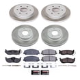thumbnail image 2 of PowerStop Front and Rear Semi-Coated Rotor and Low-Dust Ceramic Brake Pad Kit SC2805, 2 of 3