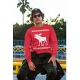 thumbnail image 3 of Old Glory Mens Big Moose Ugly Christmas Sweater Long Sleeve T Shirt, 3 of 6