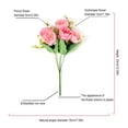thumbnail image 4 of Simulation Bouquets Artificial Artificial Flowers Silk Flower 5 Heads Rose  Peony Lilies Daffodil Orchid Combination Decoration Window Arrangement Flowers Home Decor Home, 4 of 4