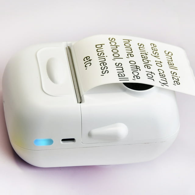 Thermal Label Maker- Mini Portabel Bluetooth Label Maker Machine for Business, Barcode, Labeling, Crafters, Retailers or Organizers