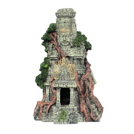 Covered St Buddha Statue Resin Ornament Fish Tank Aquarium Decoration Terrarium Reptile Tank Artificial St Home Decor Ornaments