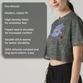 thumbnail image 6 of Juniors KPop Demon Hunters Mischievous Derpy Flowerpot Cropped T-Shirt, 6 of 9
