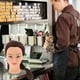thumbnail image 4 of Cabeza de maniquí con pelo sintético para práctica y entrenamiento de peluquería Cabeza de maniquí para trenzar y peinar cabello largo Cabeza de maniquí con maquillaje, 4 of 8