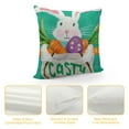 thumbnail image 4 of JEUXUS  Easter Pillow Covers Easter Decorations for Home Bunny Truck Hello Peeps Hip Hop Colorful Pillows Easter Decorative Throw Pillows Spring Easter Farmhouse Decor, 4 of 5