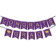 thumbnail image 2 of 2026 Graduation Decorations Congrats Grad Banner, 2026 graduations party decorations Graduation Banners Congrats Grad Banner for Congratulation Graduations Party Supplies, School, Home (Gold&Purple), 2 of 9