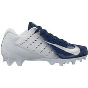 Nike Kids Vapor Varsity 3 Football Cleats (White/Navy)