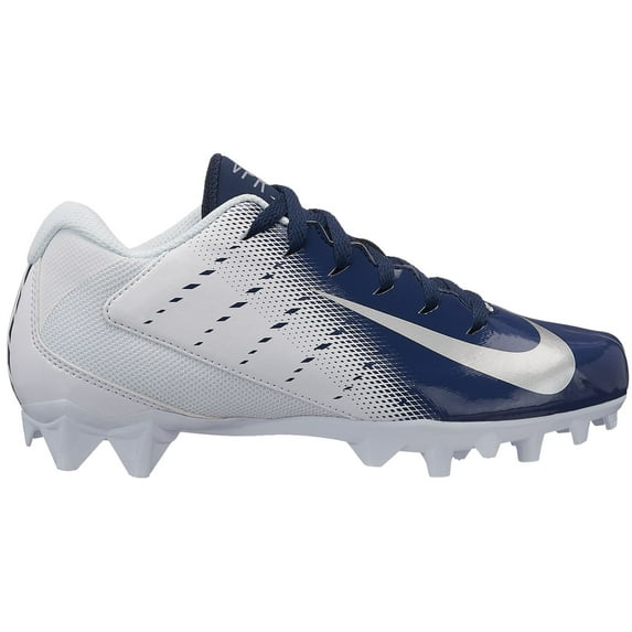 Nike Kids Vapor Varsity 3 Football Cleats (White/Navy)