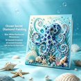 thumbnail image 2 of 2026 Ocean Theme Pearl Art DIY Kit 3D Pearl Painting Kit Octopus Sparkling Coastal Diamond Painting Kit for Adults and Beginners Nautical Home Wall Decoration, 2 of 4