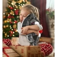 thumbnail image 5 of DolliBu Santa Grey Stingray Stuffed Animal Plush Toy - Super Soft Wild Animal Dress Up with Red Santa Claus Outfit, Cute Wildlife Gift, Holiday Christmas Gift - 18 Inches, 5 of 6