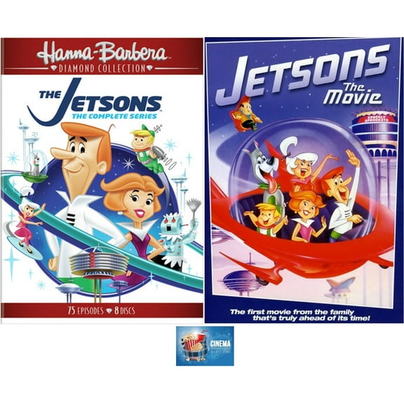 THE JETSONS COMPLETE SERIES   THE JETSONS THE MOVIE 9 DVD Set 75 Episodes Includes Cinema Movie Time Art Card
