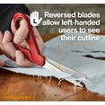 thumbnail image 2 of Fiskars 8" Fabric Scissors Left-handed, Red, 2 of 6