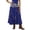 A-Blue547, variant on Women Skirts Casual Carnival Dance Chiffon Midi Skirts Sequin Party Club Sparkly A-Line Princess Puffy Long Midi Skirts