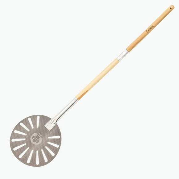 Chef Pomodoro Aluminum Turning Pizza Peel 9-inch x 47-inch Hard Anodized Aluminum Pizza Paddle