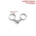 thumbnail image 7 of Teissuly Siamese Rings Fashion Versatile Magnetic Open Couple Rings, 7 of 7