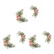 thumbnail image 3 of Naiovety Letreros de boda de flores de imitación, buena textura, apariencia realista, umbral de puerta de pared artesanal exquisito, rosa Type1 NO1, 3 of 6