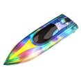 thumbnail image 3 of 2.4GHz Remote Control Boat with Electric Racing Boat Pools Lakes Boat with Night Sensor Switch Low-Battery Reminder for Child Adults Gifts, 3 of 6