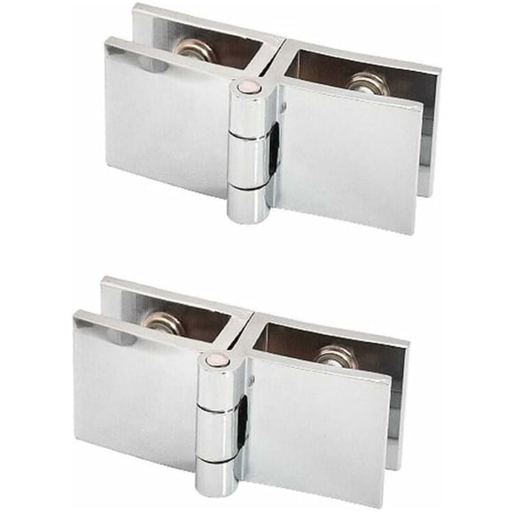 PCS 180 Degree Glass Door Clip Hinge No Drilling Glass Hinge Glass Clip for Glass Thickness 5mm - 8mm