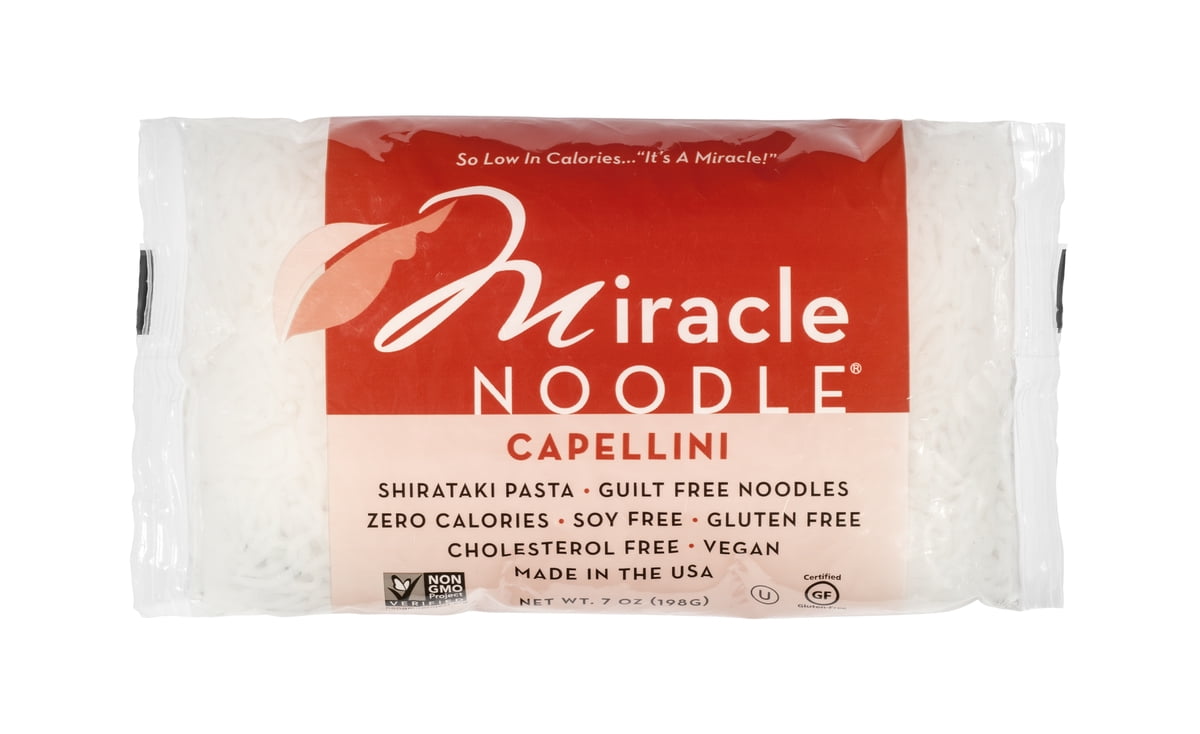 Miracle Noodle Capellini Shirataki Pasta, 7 oz