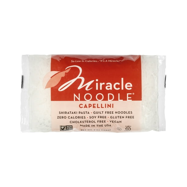 Miracle Noodle Capellini Shirataki Pasta, 7 oz