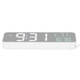 thumbnail image 4 of Reloj espejo reloj despertador Brillo LED multifuncional ajustable para oficina ANGGREK Otros, 4 of 8