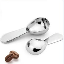 Stainless Steel Bowl 304 Stainless Steel Triangular Measuring Spoon Measuring Cup Measuring Spoon * 2 Kitchen Essentials 2Pcs，Stainless Measuring Coffee Scoop Tablespoon Short Handle