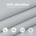 thumbnail image 5 of Utopia Bedding Queen Bed Skirt - Soft Quadruple Pleated Ruffle - Easy Fit with 16 Inch Tailored Drop - Hotel Quality, Shrinkage and Fade Resistant (Queen, Light Grey), 5 of 7