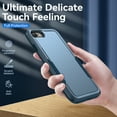 thumbnail image 2 of Nalacover for iPhone 7 / 8 / SE 2020 / SE 2022 Case: Dual Layer Protective Heavy Duty Cell Phone Case Shockproof Rugged Bumper Tough Hand Grip - Military Grade Drop Tested, Blue, 2 of 6