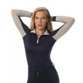 thumbnail image 3 of HORZE Women's Trista Long Sleeved Technical Moisture-Wicking Equestrian Sun Shirt | Mesh Under-Sleeves, UV Protection, 3 of 12