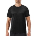 thumbnail image 4 of Crew Neck Tees Premium Men's T-Shirts - Soft and Fit Mens T-Shirt - Casual Stylish Tee for Men (Black,3XL), 4 of 4