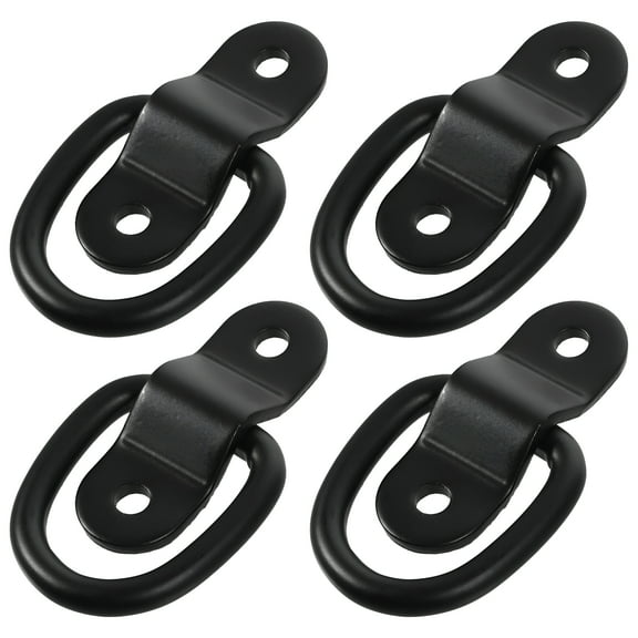 MELIVO 4 Pcs Pull-tab Buckle Heavy Duty Hook Trailer Anchor Lashing Rings D Rings D Ring Tie down Anchors