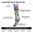 thumbnail image 3 of Lsque Llamas Colorful Pattern Sport Compression Socks for Men & Women 15-20 mmHg Knee High Nurse Pregnant Running Medical and Travel Athletic, 3 of 6