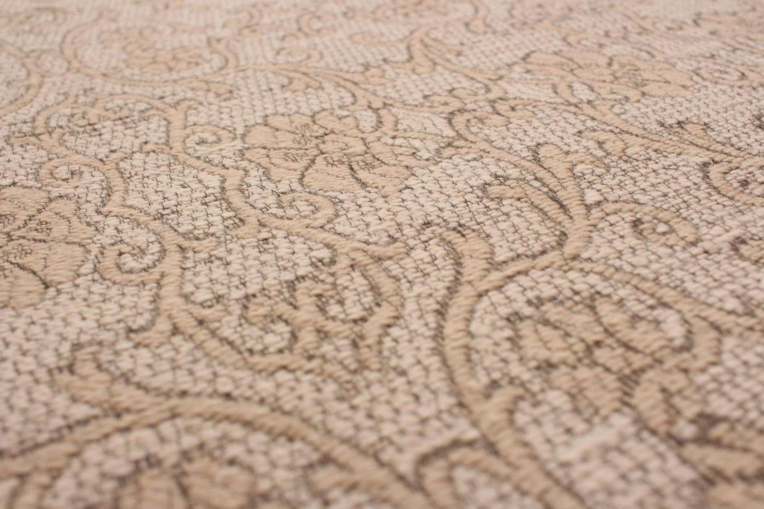 ECARPETGALLERY 4'9" x 6'9" Contemporary Collage Handmade Area Rug for Living Room