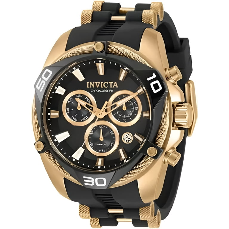 Invicta Bolt Chronograph Quartz Black Dial Men's Watch 31316