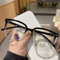 thumbnail image 1 of Typpkmm Vintage Transparent Computer with Glasses Frame Women Men Anti Light Blue, 1 of 7