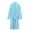 Blue, variant on RQYYD Short Robe for Women, Womens Robes Lightweight, Plush Fluffy Shower Robe, Soft Fuzzy Bath Robe with Pockets