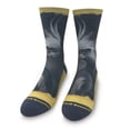 thumbnail image 3 of Charcoal Bird MERGE4 Crew Socks With Art By Marvin Plummer, 3 of 5
