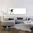 thumbnail image 2 of ARTCANVAS Rage, Flower Thrower Panoramic Canvas Art Print by Banksy - Size: 60" x 20" (1.50" Deep), 2 of 9