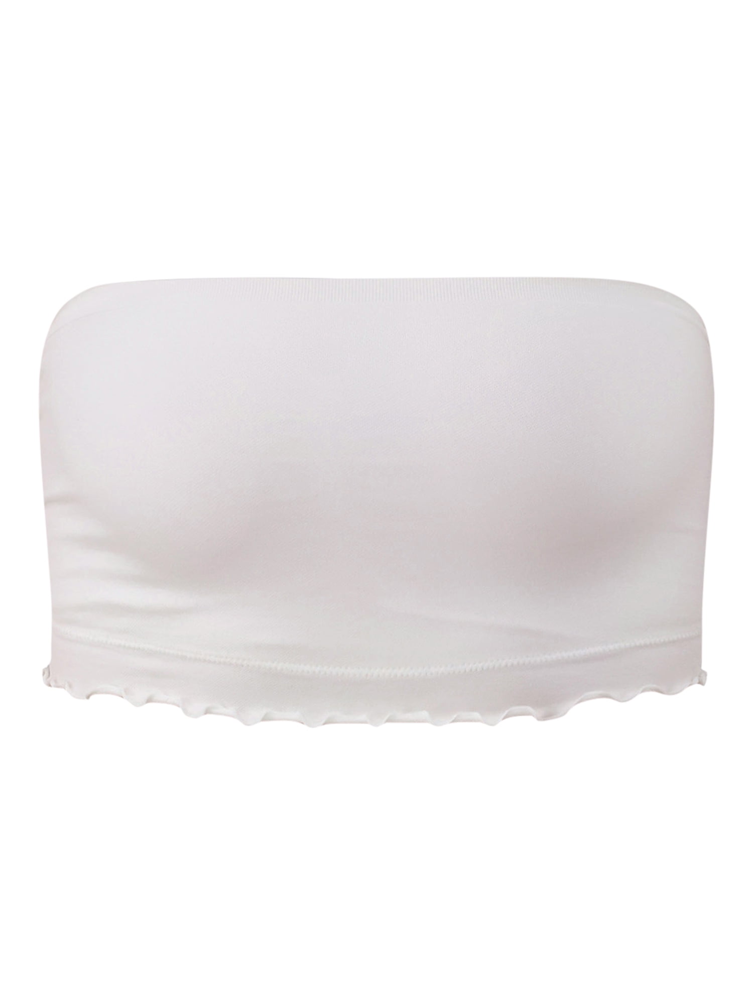 No Boundaries Women's Ruffle Bandeau, Sizes XS-3XL