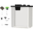 thumbnail image 1 of ZLight 5 Gallon Fish Tank Offers Unmatched Viewing Clarity When Observing Betta Fish Swim Gracefully Beta Tank Starter Kit black L, 1 of 6